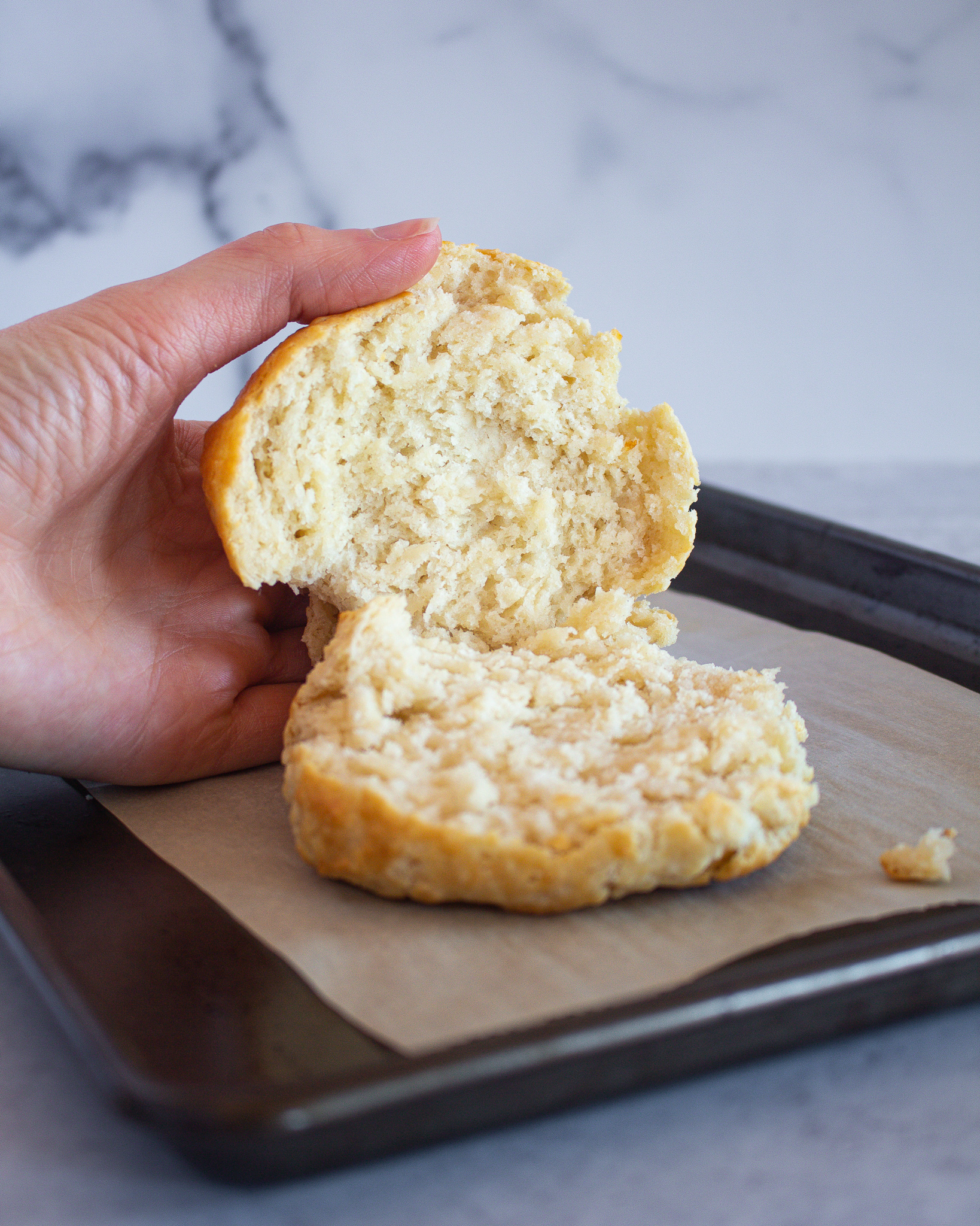 Single Serving Vegan “Buttermilk” Biscuit