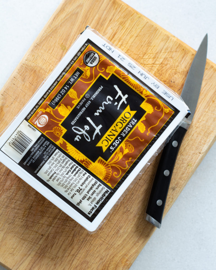 extra firm tofu for a spicy tofu nuggets recipe