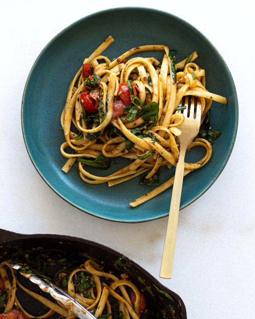 vegan za'atar pasta