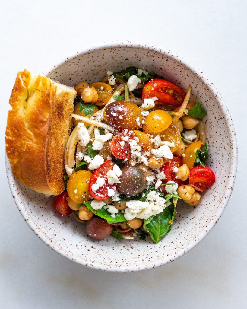 Herby Tomato, Cumin & Chickpea Salad