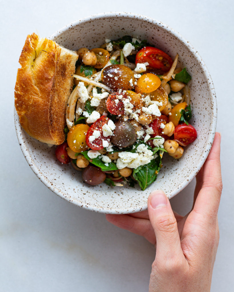 Herby Tomato, Cumin & Chickpea Salad