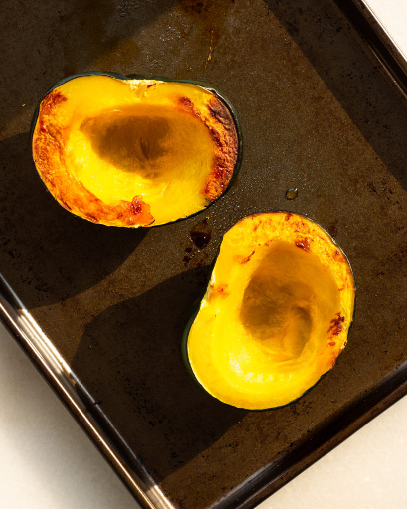 Roasted acorn squash