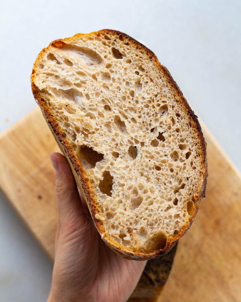 sliced sourdough bread