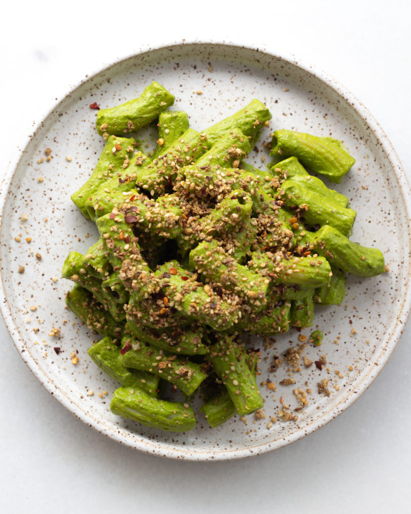 finished Kale Tahini Pasta