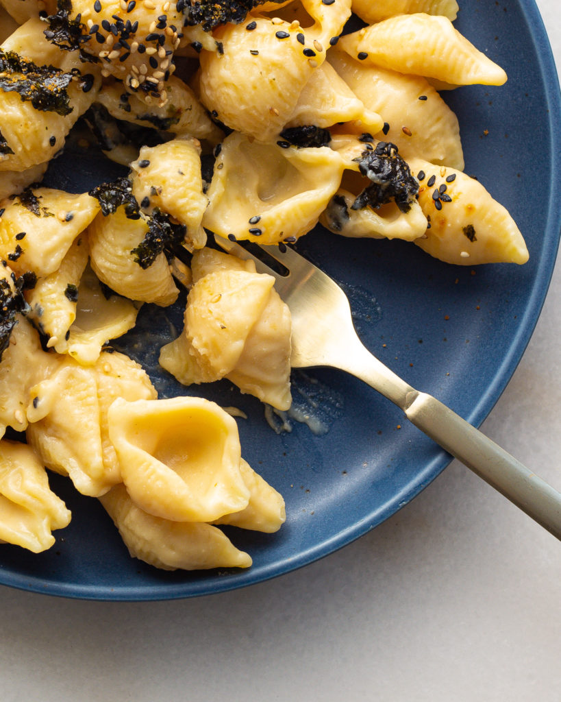 finished Miso Mac (But No Cheese)