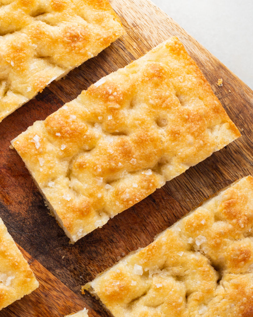 finished Genoa Style Focaccia