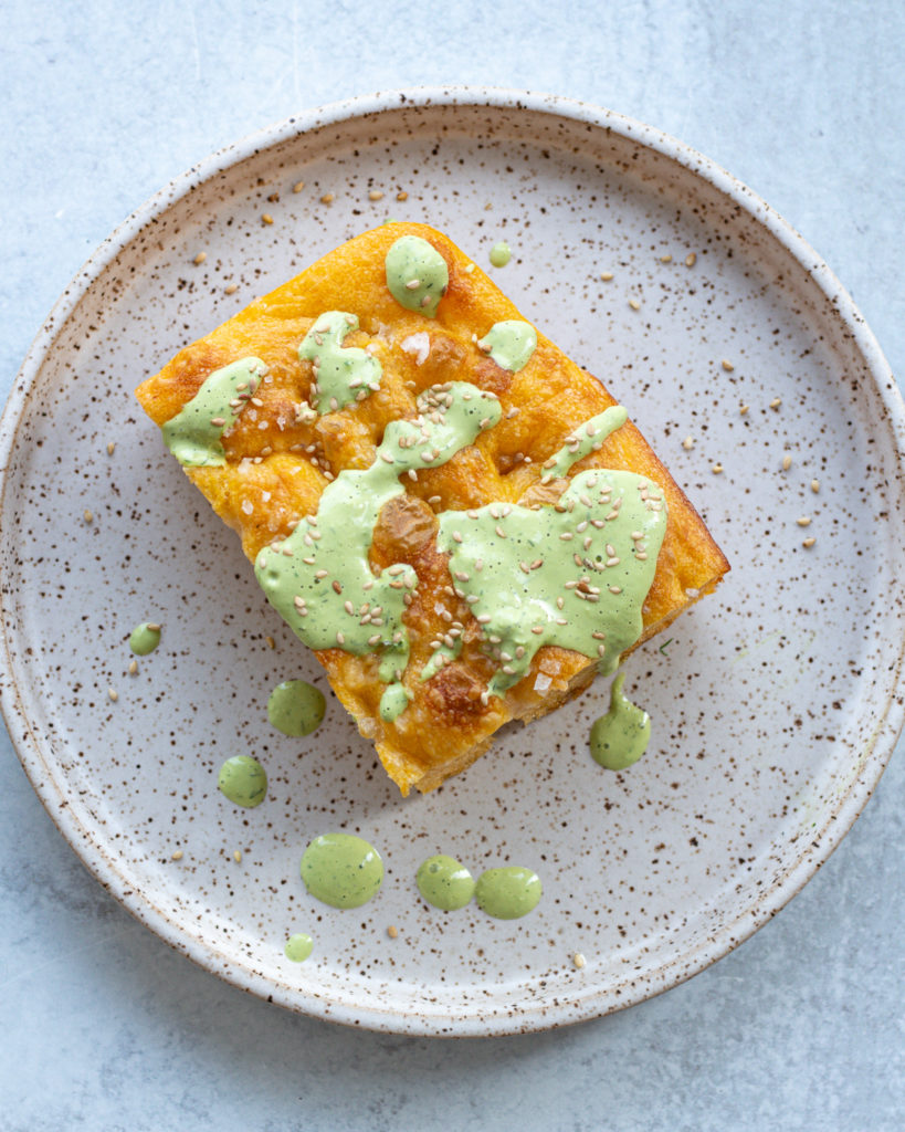 finished Sweet Potato Focaccia