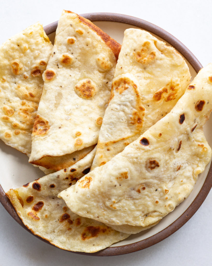 Finished Yogurt Flatbreads