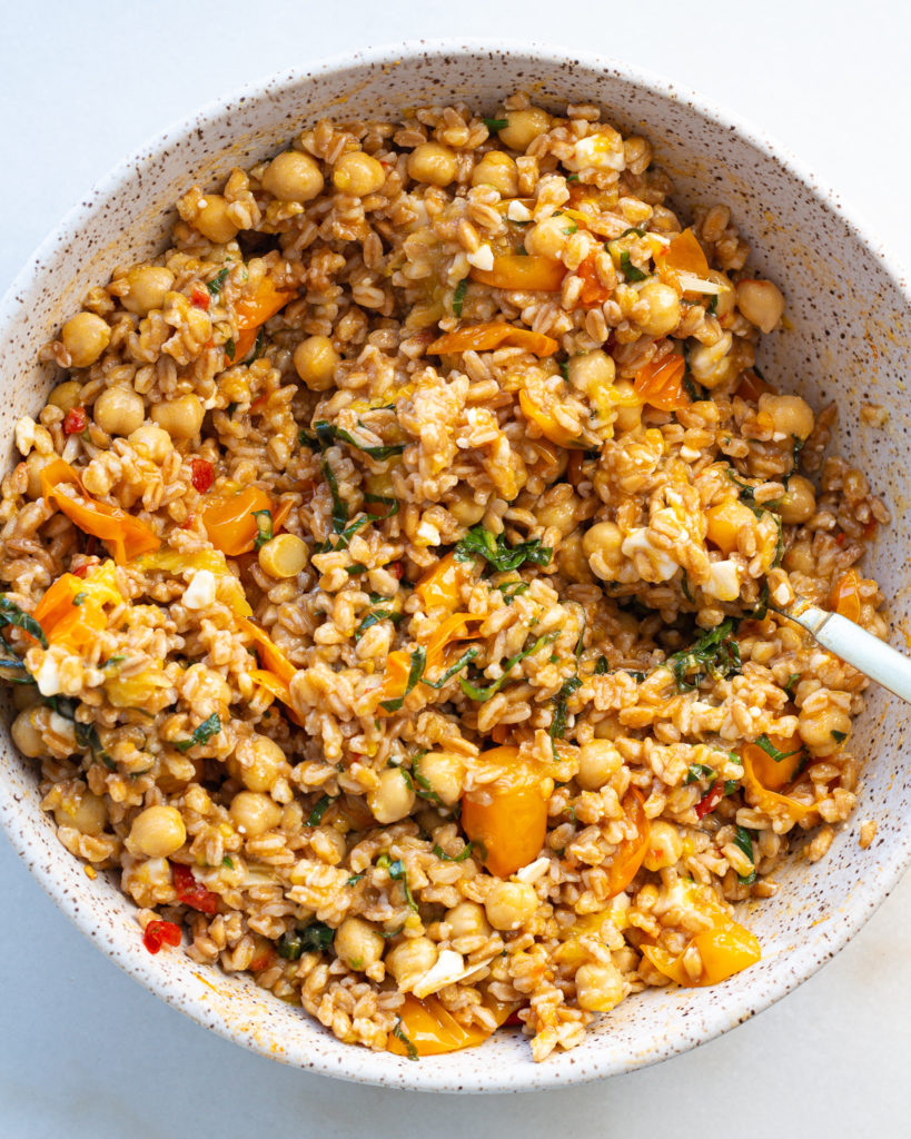 All ingredients combined