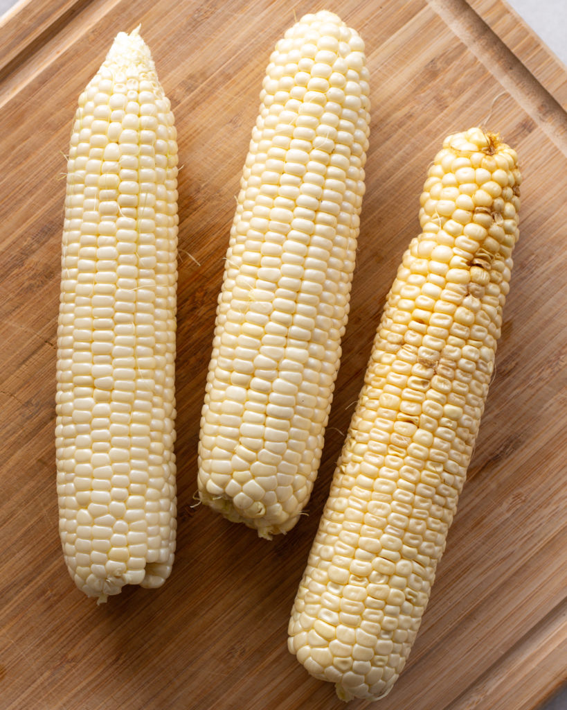 Fresh corn on the cob