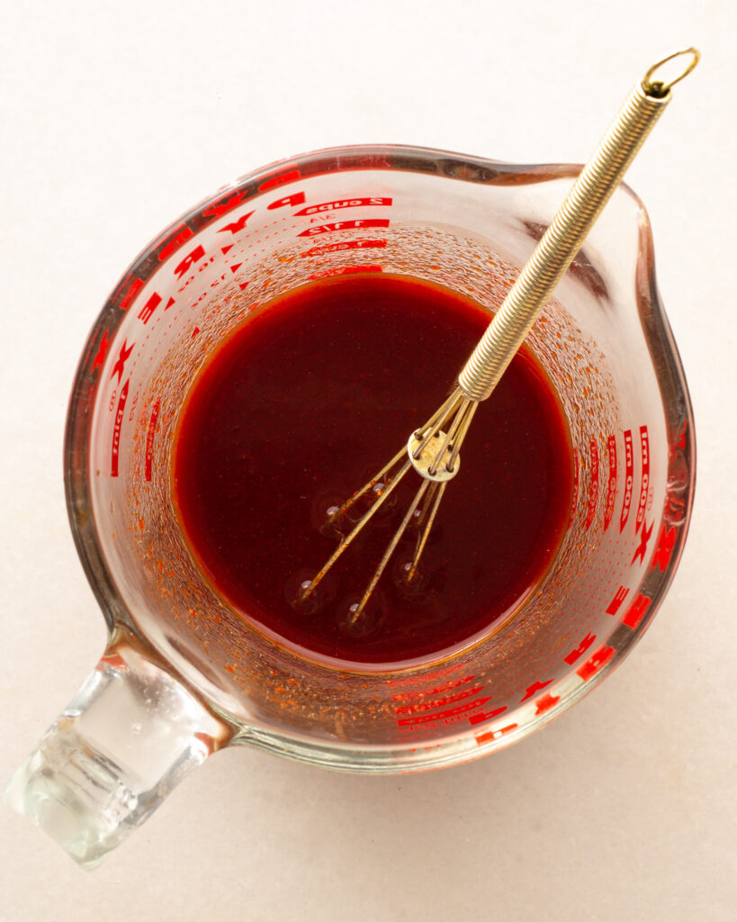 Gochujang sauce combined