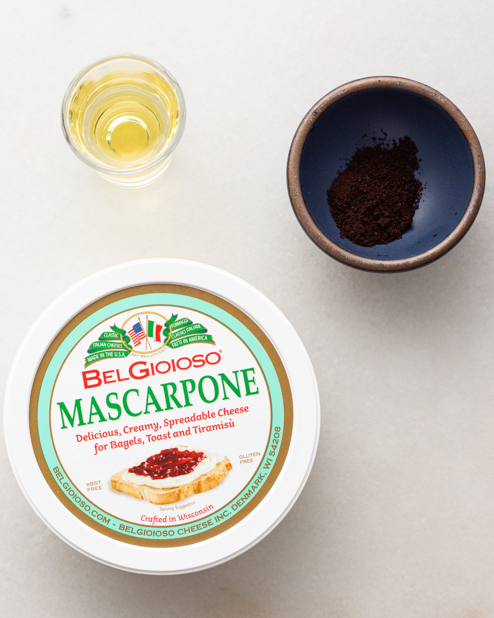 Mascarpone, espresso grounds, rum