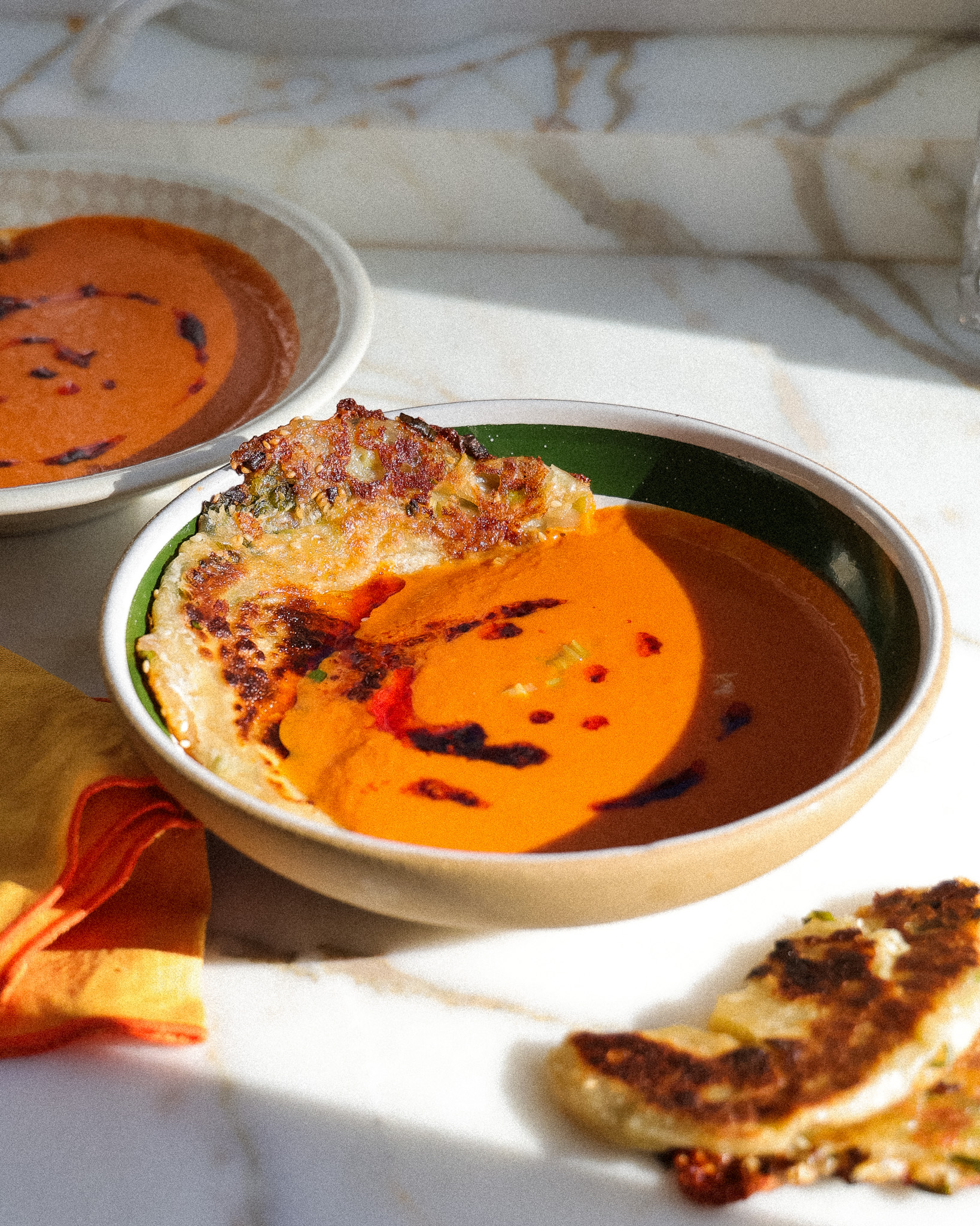 Caramelized Gochujang Tomato Soup