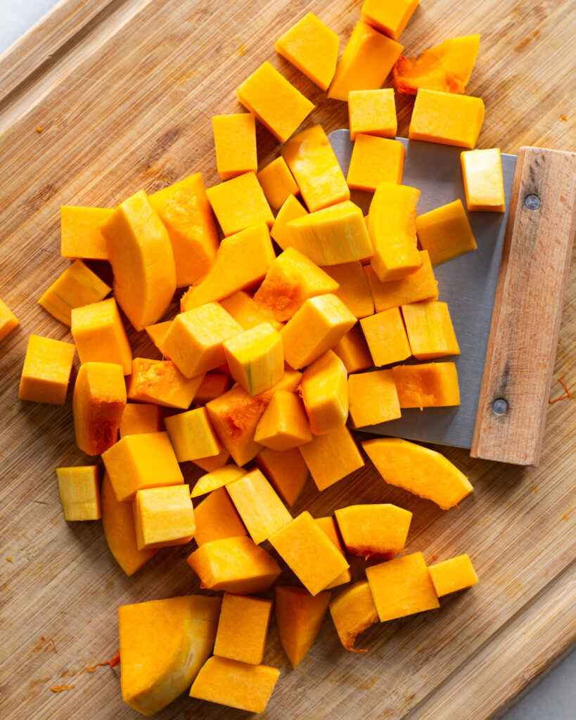 cubed butternut squash