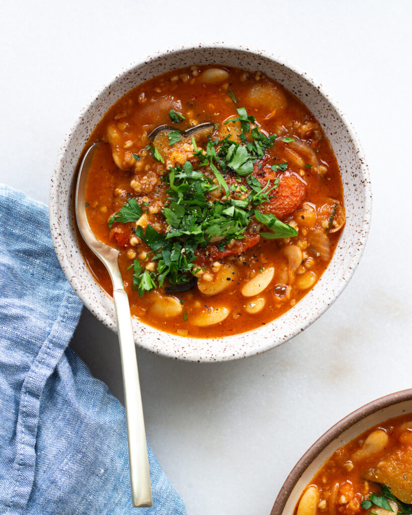 finished Paprika Beans & Buckwheat