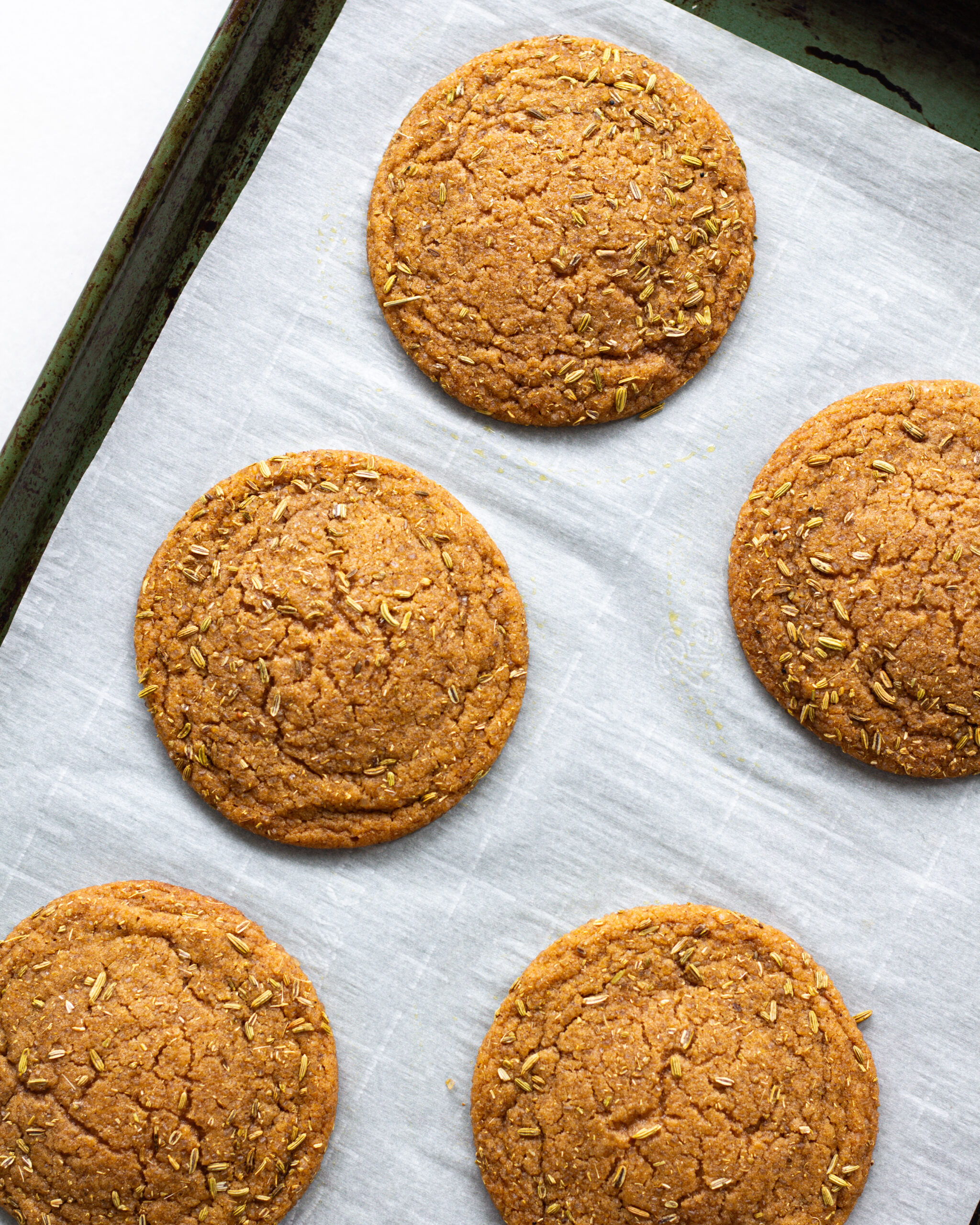 Cream & Honey Cookies with Fennel Sugar
