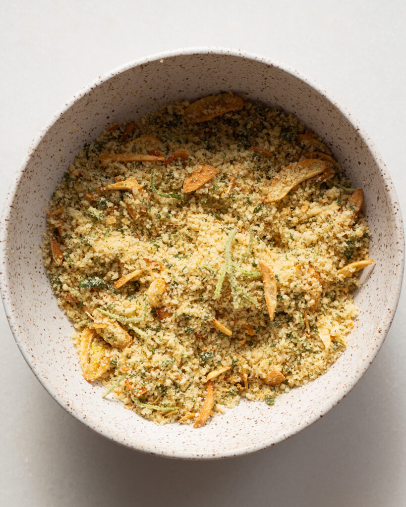 sage and garlic breadcrumbs