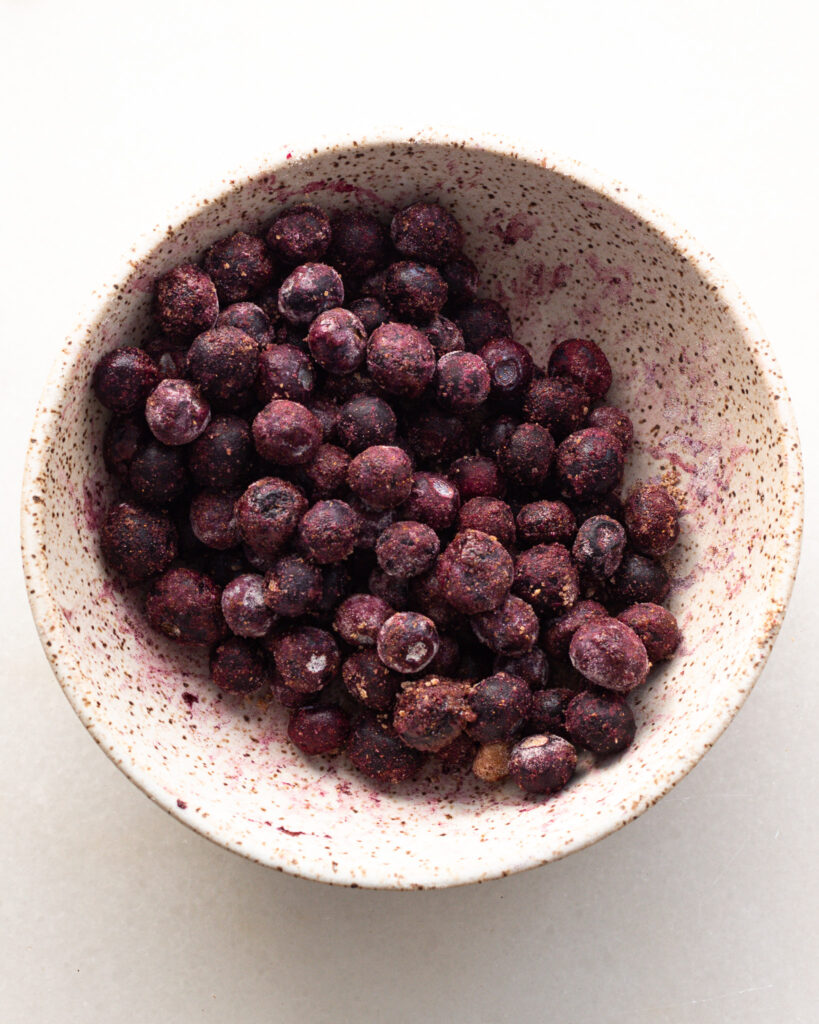 frozen blueberries