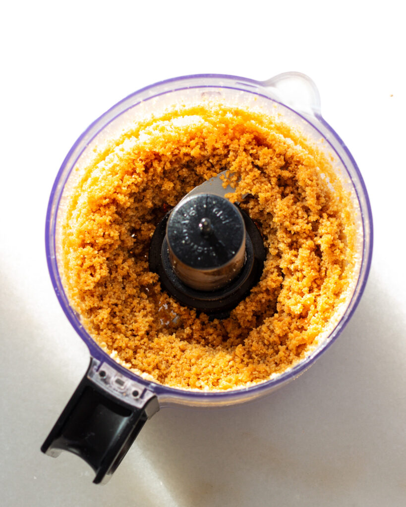graham cracker crust in food processor