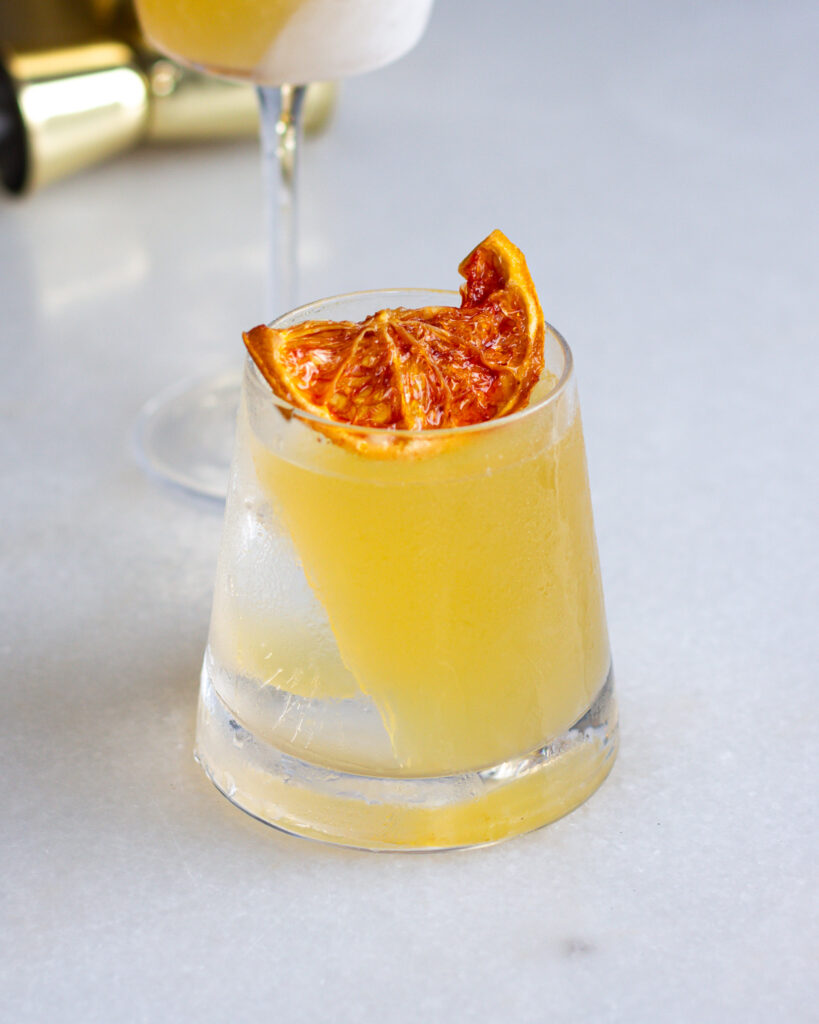Broken Plane Cocktail in low glass