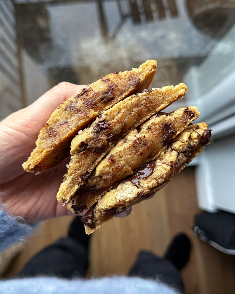 Brown Butter and Bread Flour Cookies