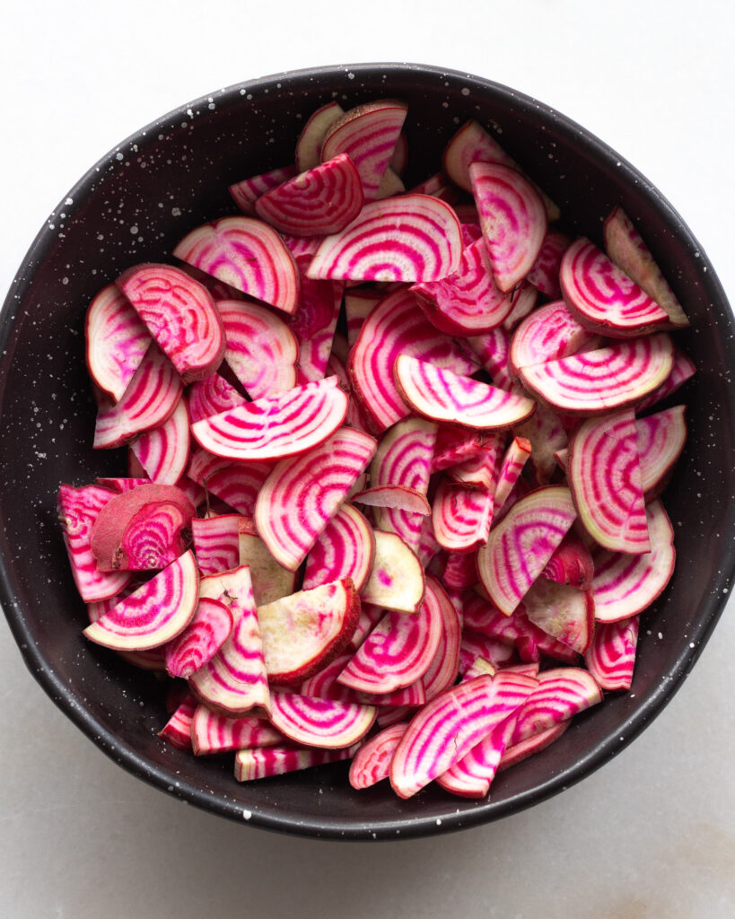 halved beets