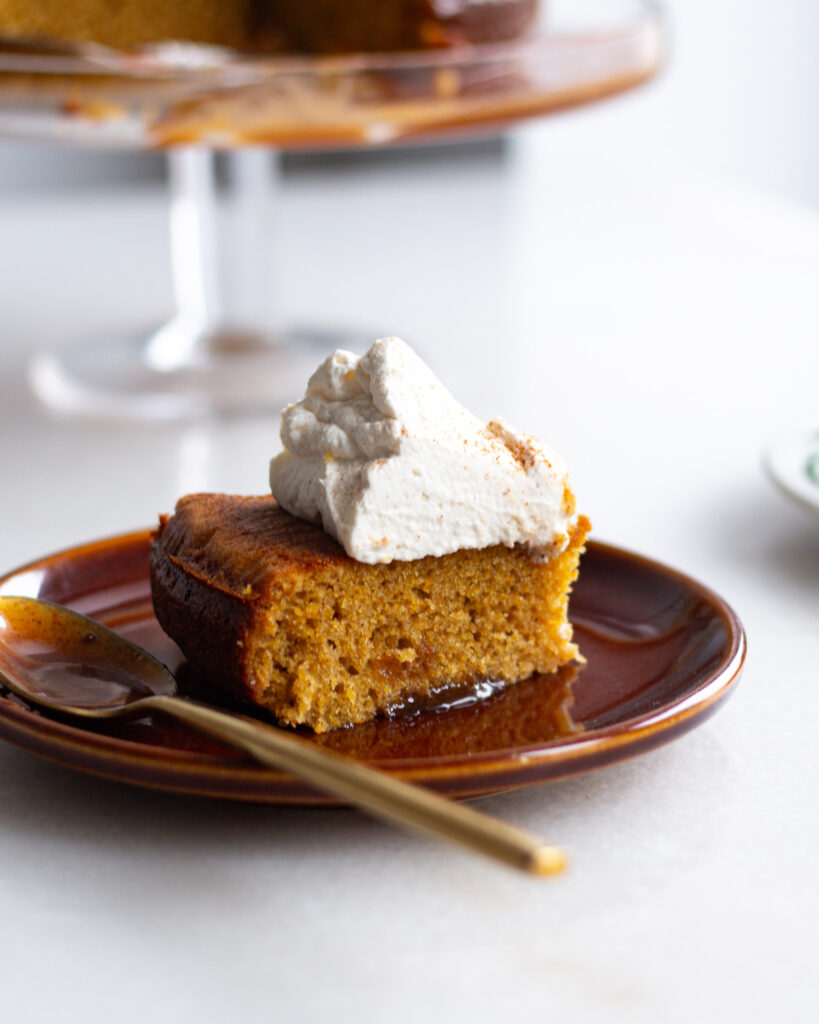 Sweet Potato Cake with Smoked Paprika Caramel