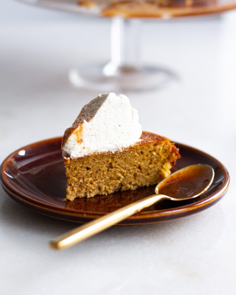 Sweet Potato Cake with Smoked Paprika Caramel