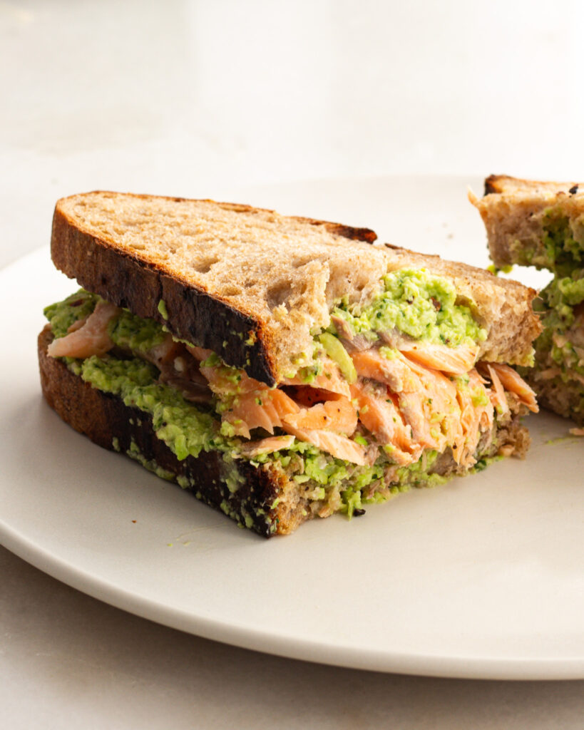 Salmon & Edamame Sandwich
