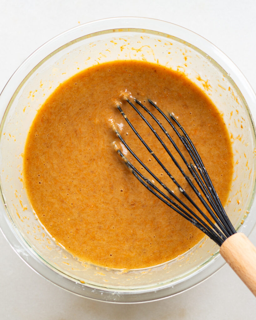 sweet potato cake batter