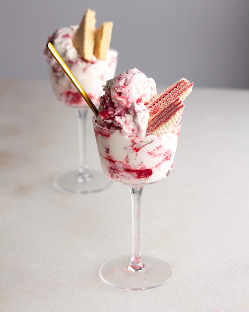 Preserved Lemon & Raspberry Swirled Whipped Cream