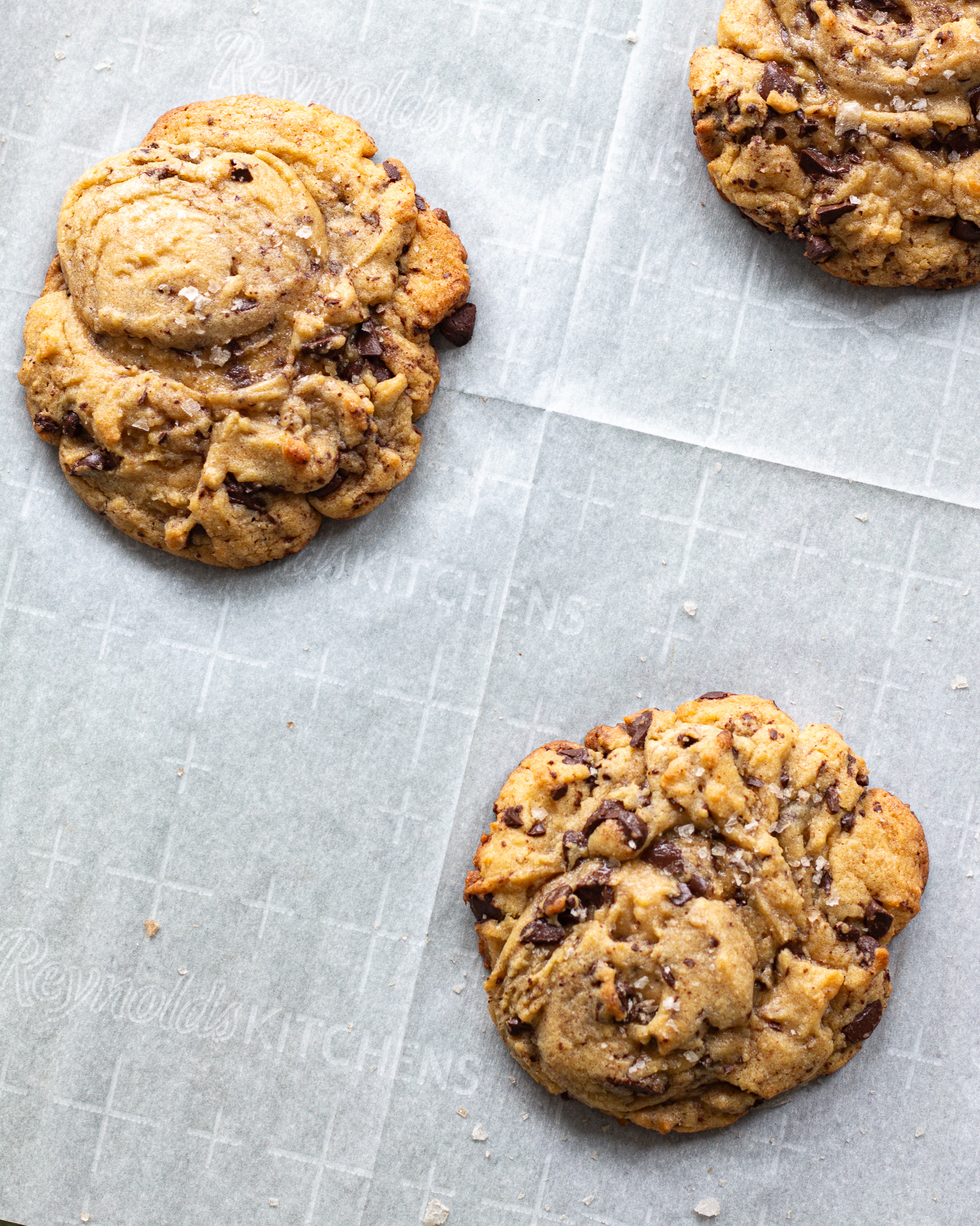Brown Butter and Bread Flour Chocolate Chip Cookies