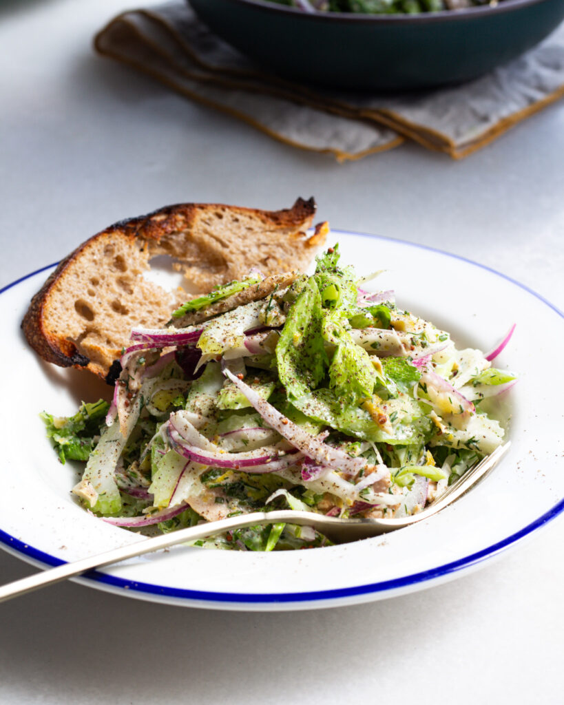 the best celery salad with tuna salad flavors