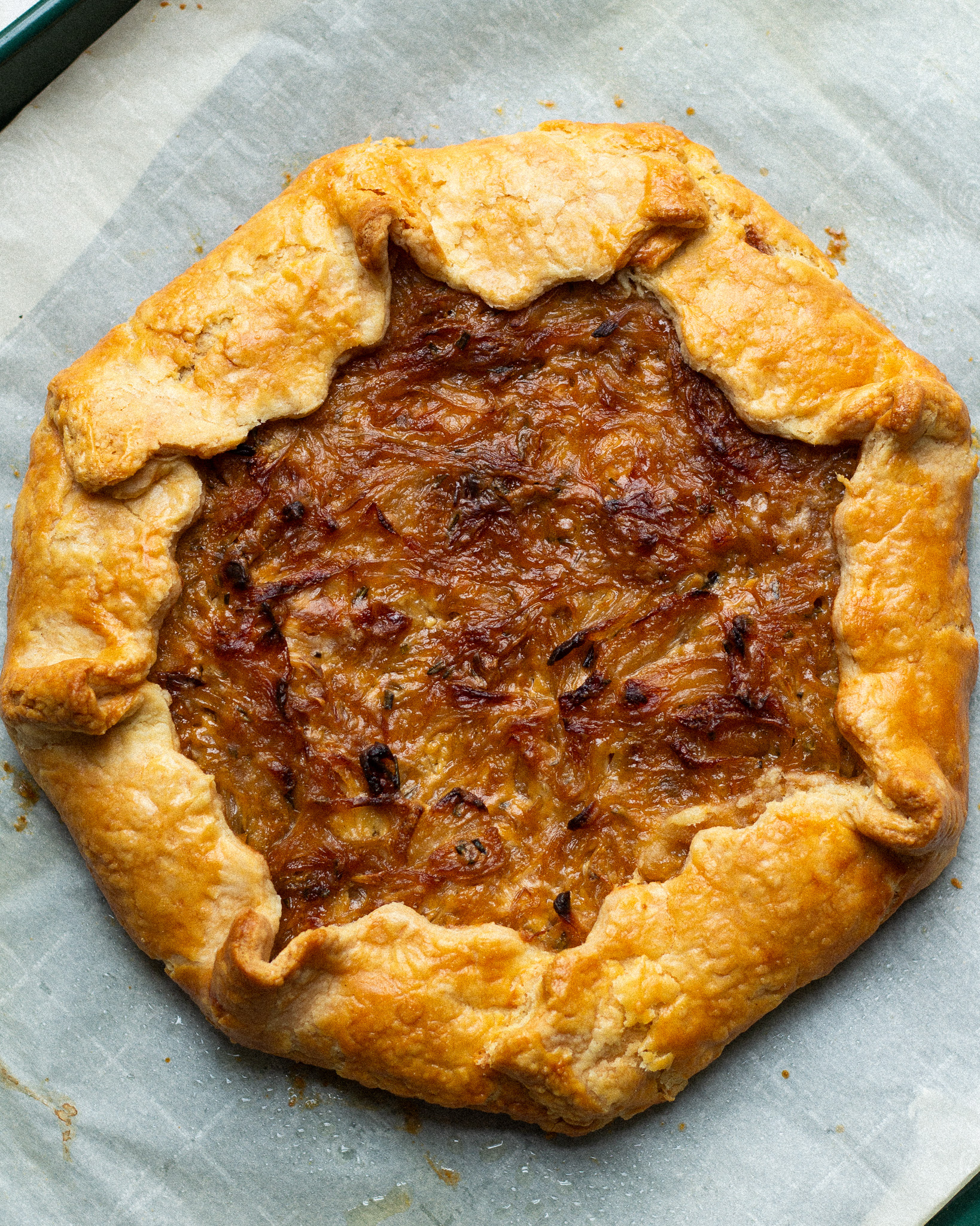 Sour Cream & Caramelized Onion Galette