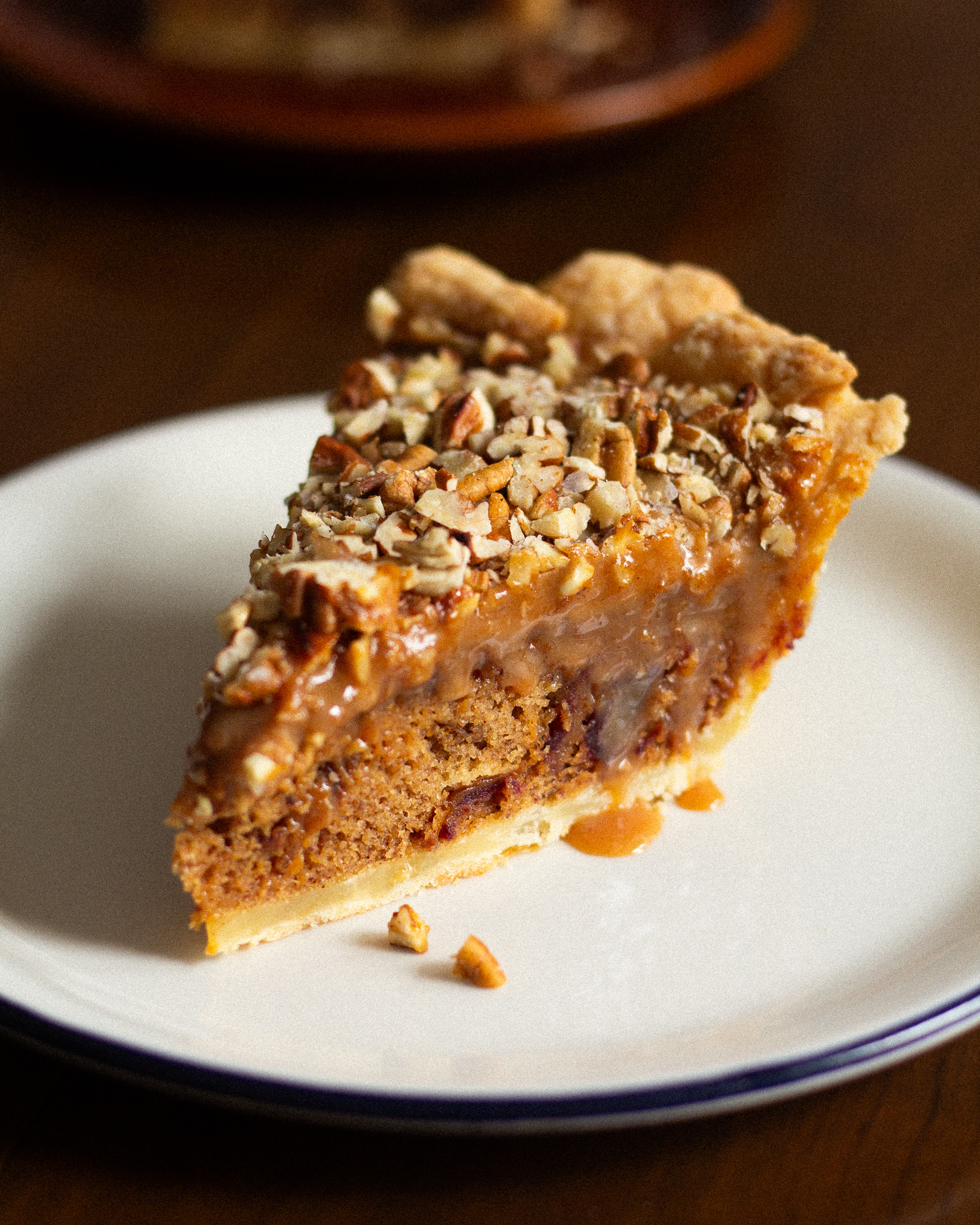 Sticky Toffee Pudding Pumpkin Pie