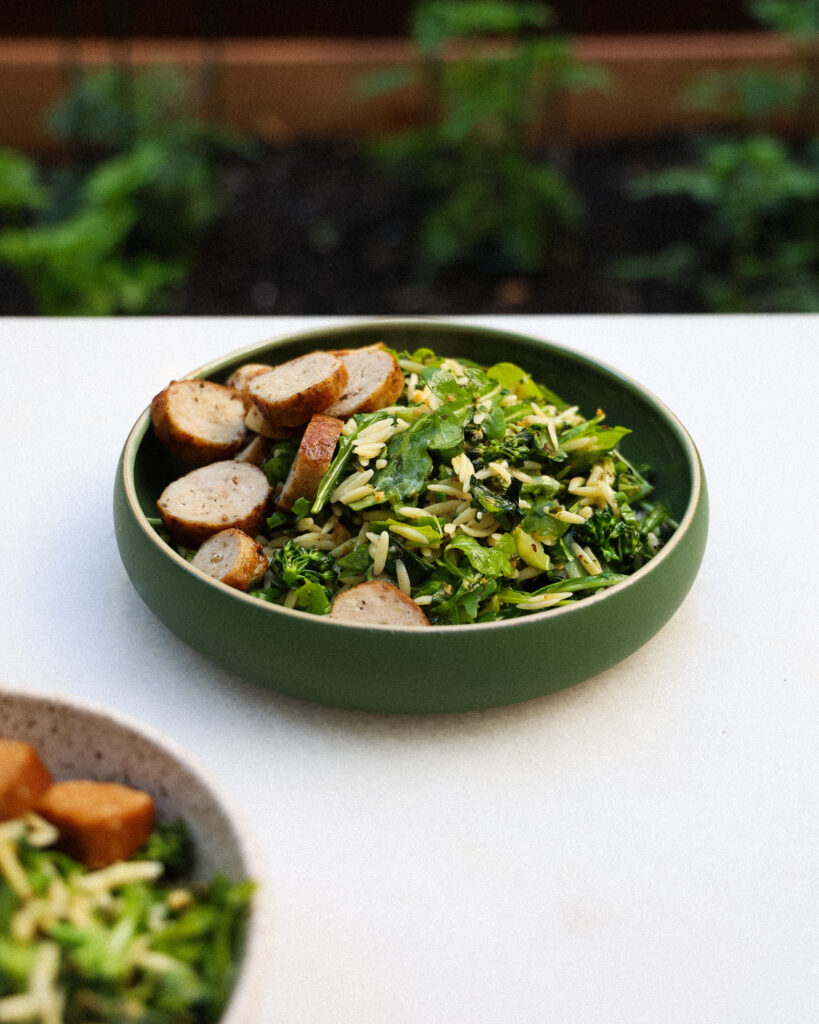 Broccolini Orzo Pasta Salad