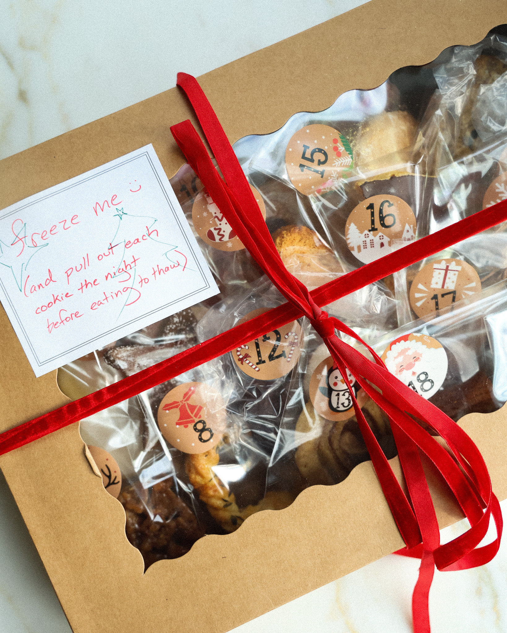 How to Make a Cookie Advent Calendar