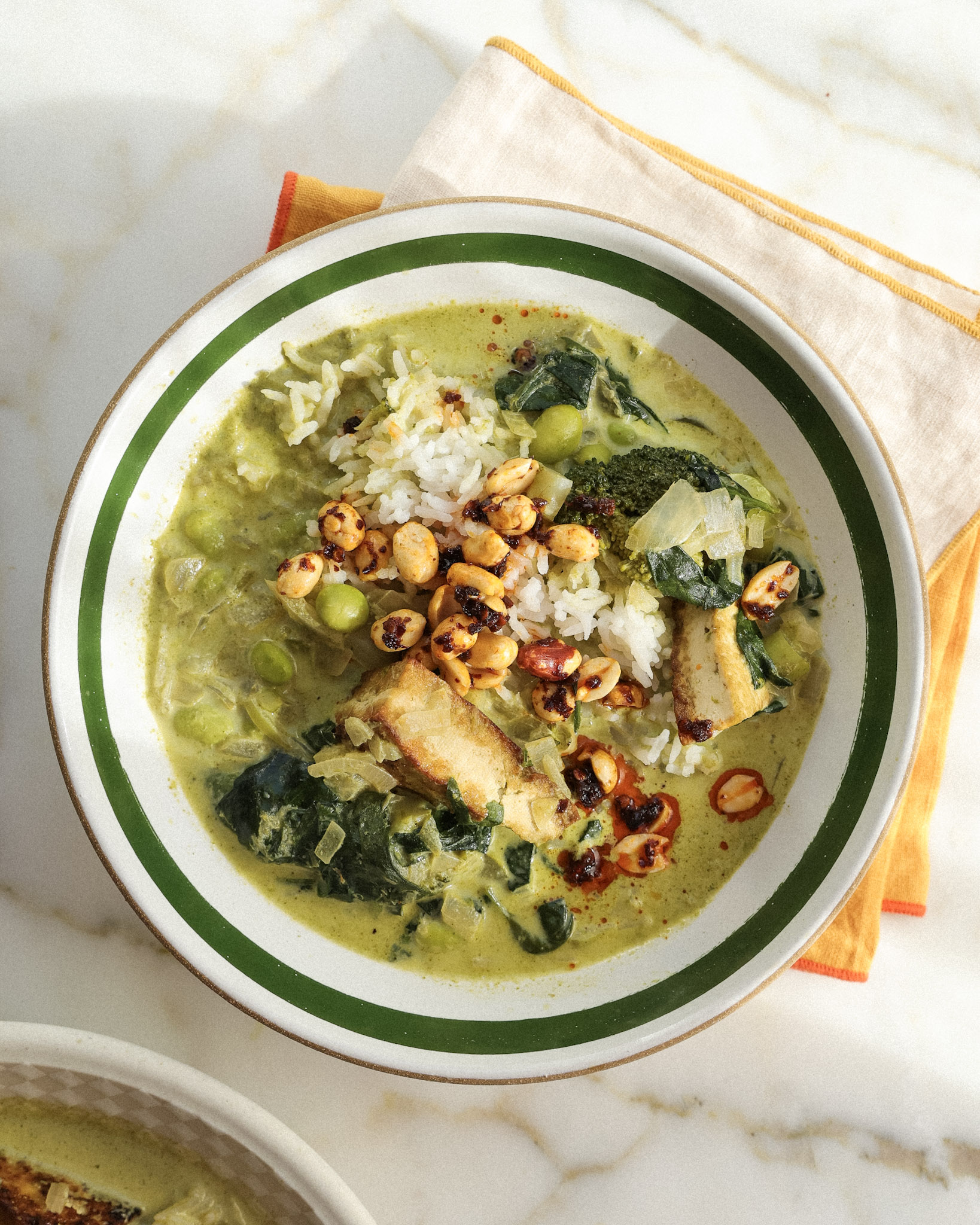 Green Soup with Cilantro and Coconut