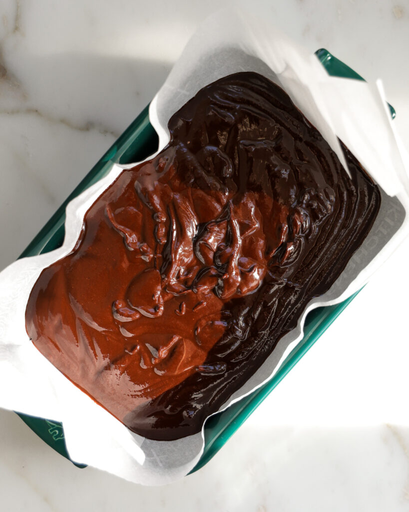 melted chocolate in a dish