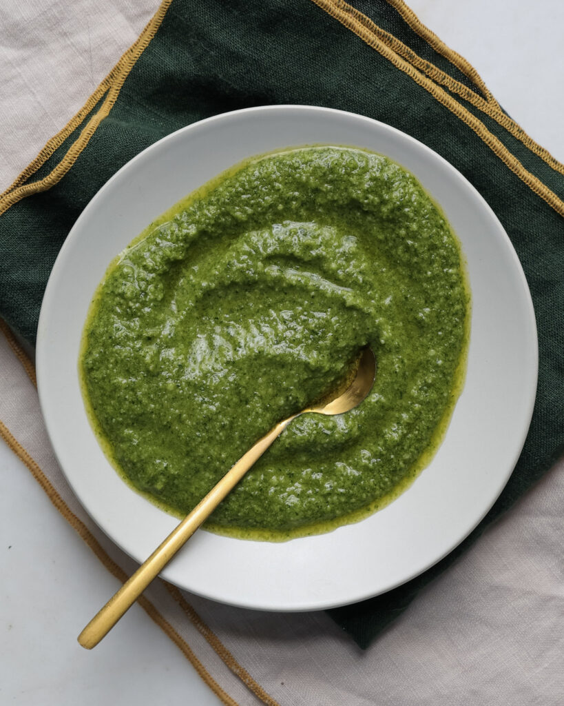 Carrot Top Pesto