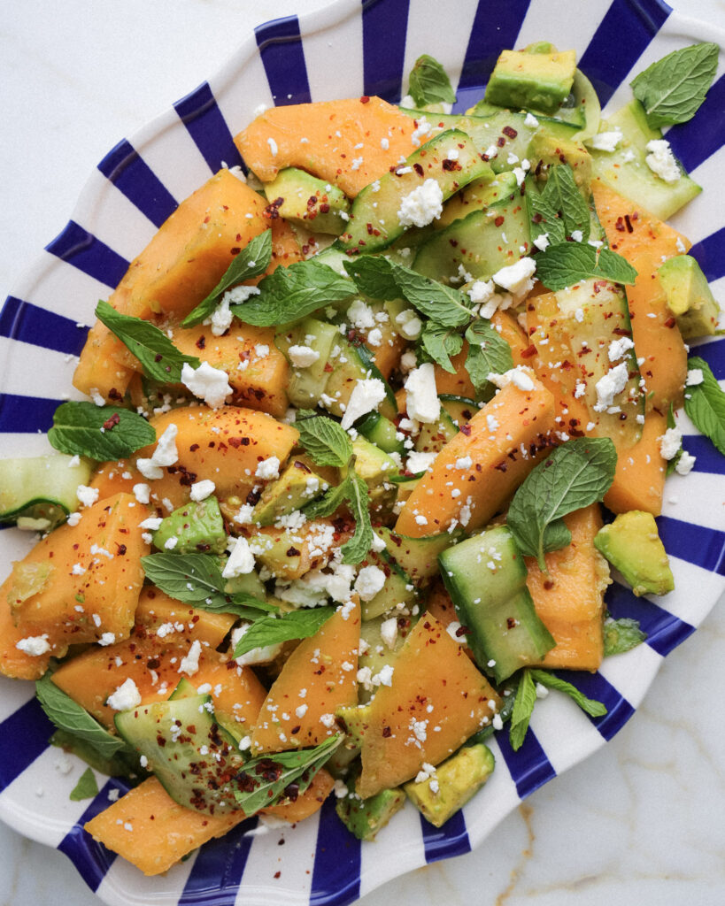 Cucumber and Melon Salad
