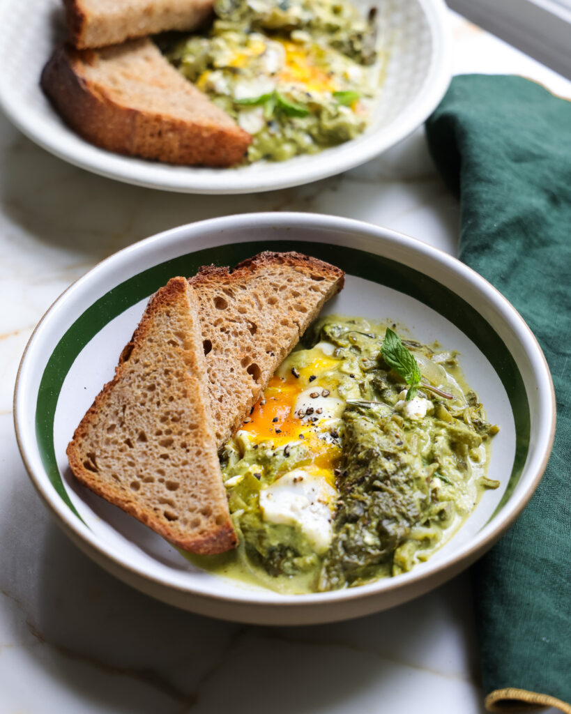 Spring Green Shakshuka