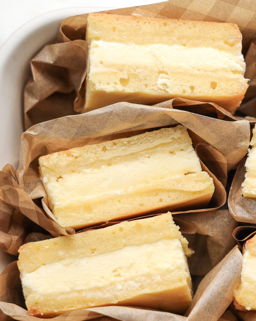 Gooey butter cake ice cream sandwiches