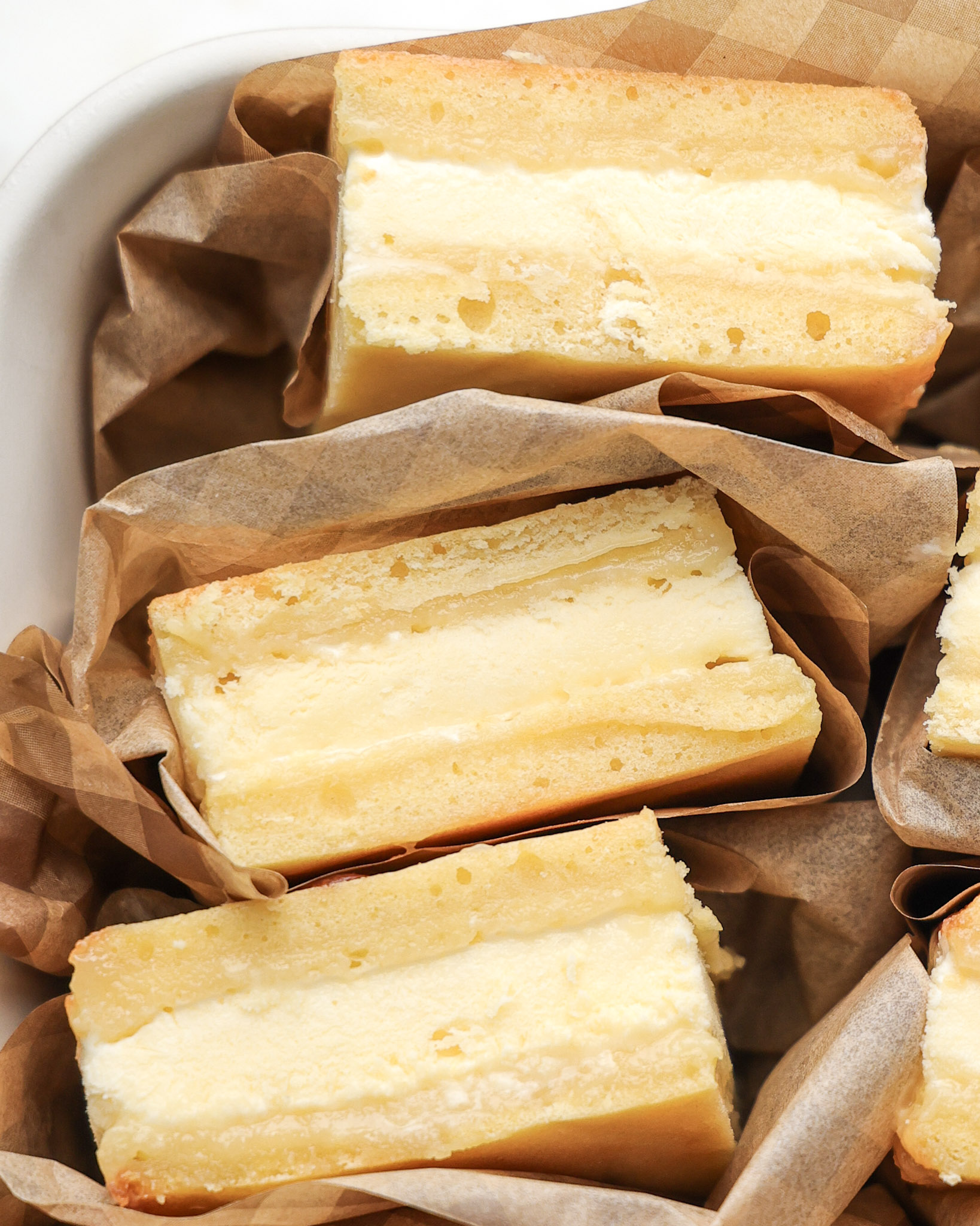 Gooey butter cake ice cream sandwiches