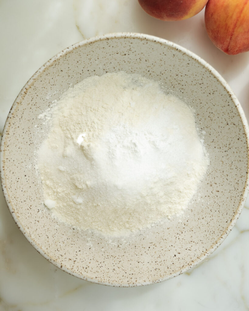 Dry ingredients for shortcakes.